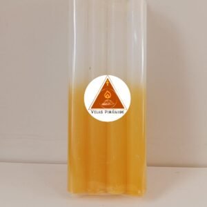 VELA PALITO MAÇO AMARELO E BRANCO