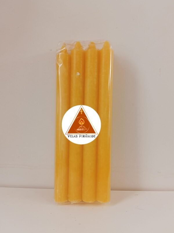 VELA PALITO MAÇO AMARELA