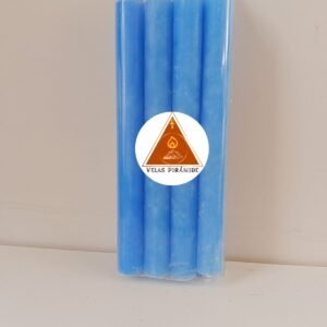 VELA PALITO MAÇO AZUL CLARO