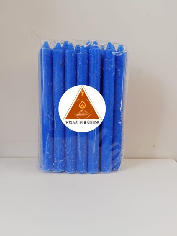 VELA PALITO AZUL ESCURO
