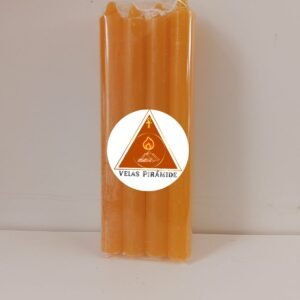 VELA PALITO MAÇO LARANJA