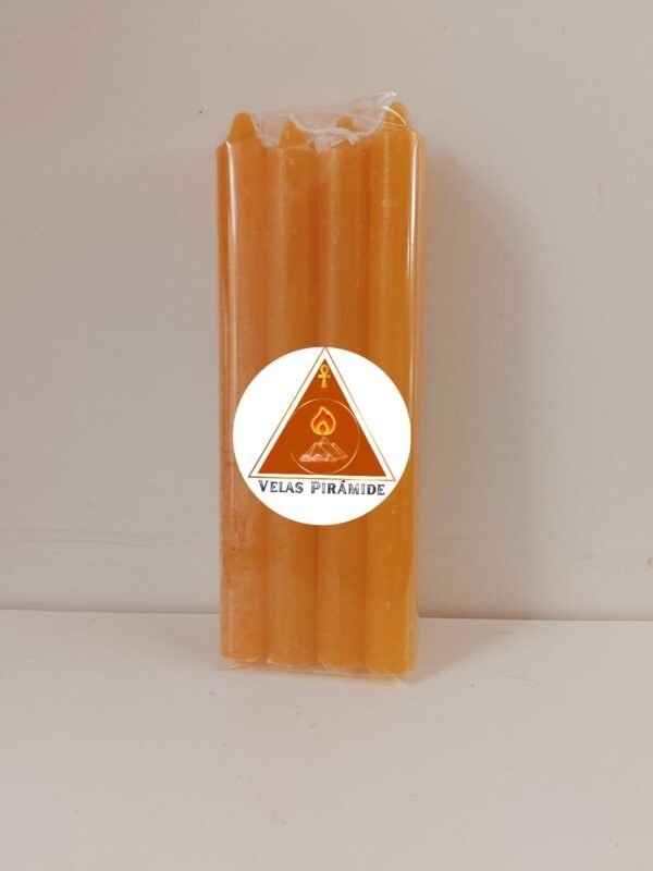VELA PALITO MAÇO LARANJA