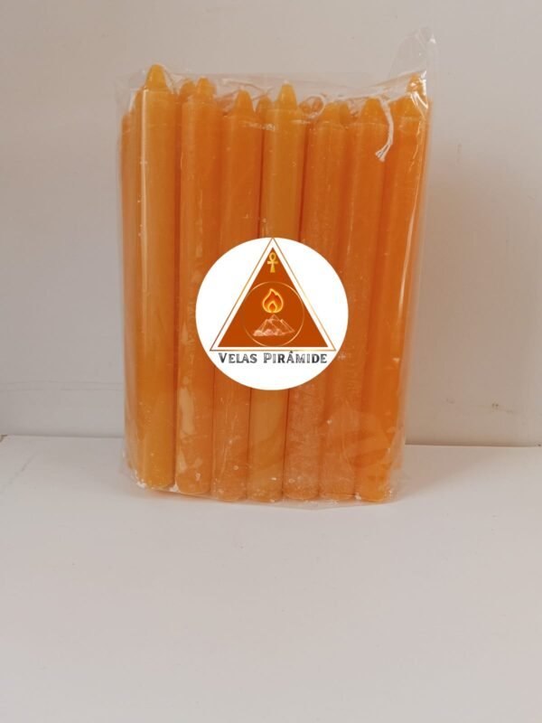 VELA PALITO LARANJA