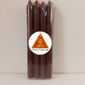 VELA PALITO MAÇO MARROM