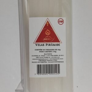 VELA PALITO MAÇO BRANCA NÚMERO 08